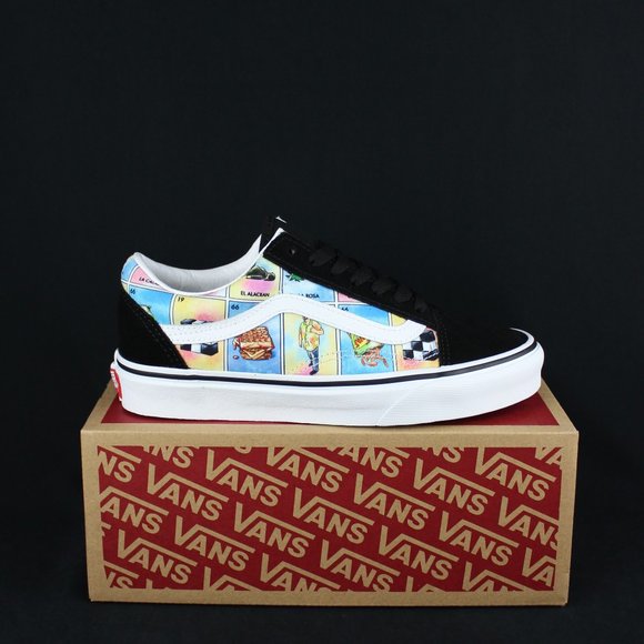 vans black multicolor